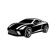 Sports Car Silhouette vector illustration