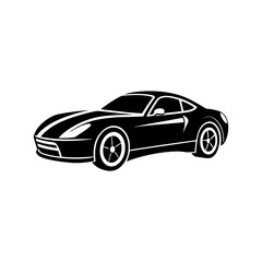 Sports Car Silhouette vector illustration