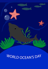 Obraz premium World ocean day