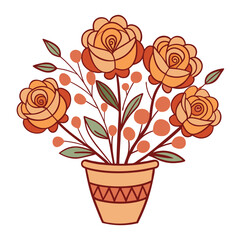  Lovely Terracotta Bouquet Floral Art