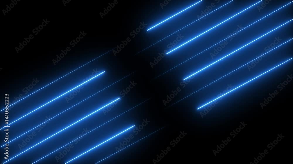 Poster abstract colorful neon line moving background animation. abstract red neon lights animated on a dark