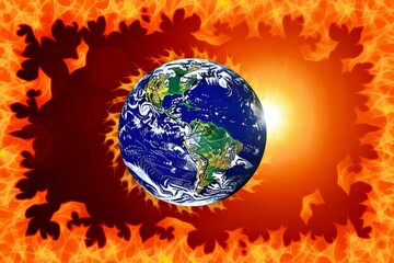 Earth Burning in Fiery Inferno

