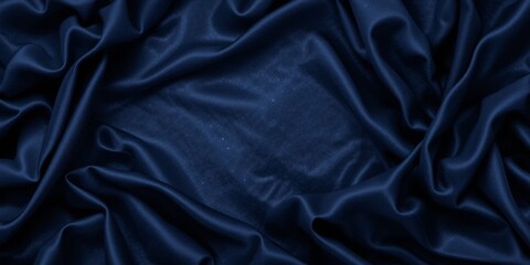 Fototapeta premium Deep Blue Silk Drape