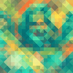 Colorful polygonal abstract background. Low poly effect. Polygon backdrop.