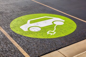 Electric Vehicle Parking Space Sign


