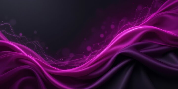 Abstract Purple Silk Wave