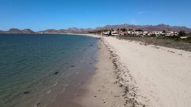 San Carlos Sonora PLAYA bah&iacute;a delfin frente al mar DJI MAVIC 2AIR  4K 60 FPS SIN EDICION 