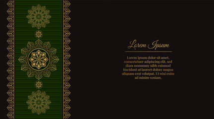 Luxury background, with golden mandala