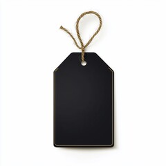 Blank price tag,  tied with twine