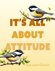 Chickadee Motivational Poster