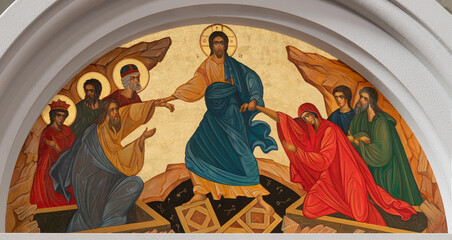 FLORENCE, ITALY - MARCH 18, 2025: The icon of 