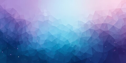Obraz premium Abstract Blue and Purple Mountain Range