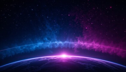 Fototapeta premium Cosmic Sunrise