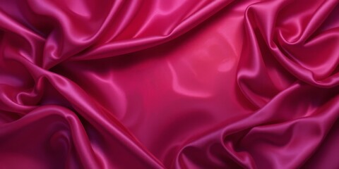 Fototapeta premium Rich Magenta Silk Drape