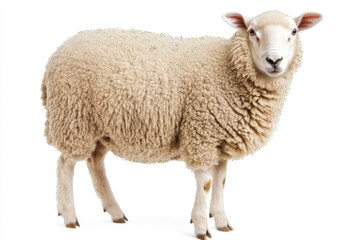 Fototapeta premium sheep isolated on white