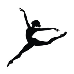 Fototapeta premium Human Poses and Activities Silhouette