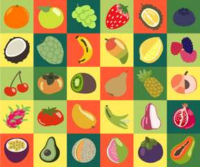 Fruits Diet, Nutrition, & Culinary Graphic