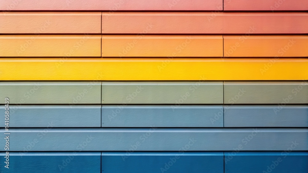 Poster a closeup of a painted gradient on a facade where the robotic system seamlessly blends colors highli