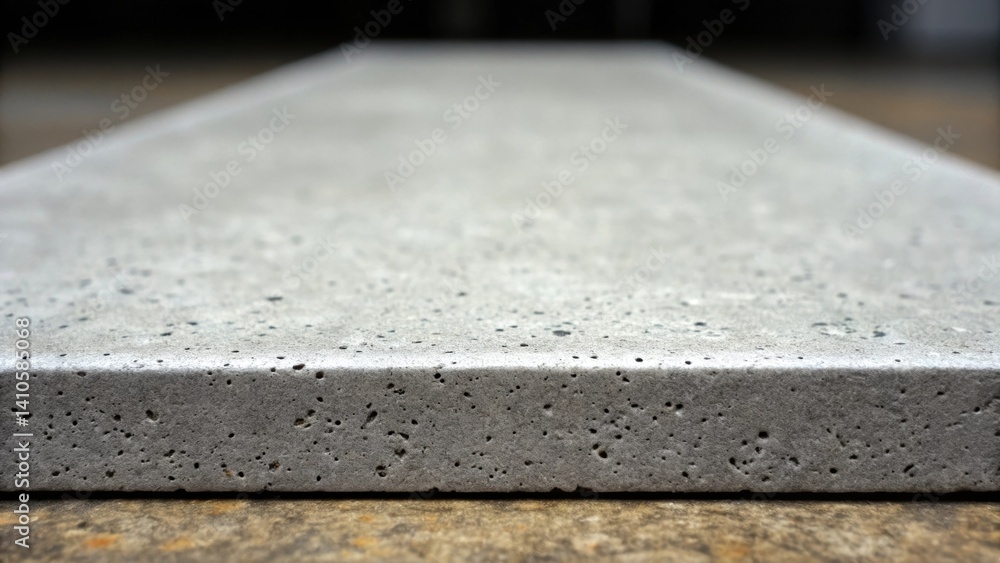 Aufkleber A macro view of a concrete slab displaying a fine patterned finish designed to break down grime and stains under UV light emphasizing its innovative texture.