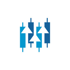 business, arrow, trade, finance, logotype, vector, graphic, icon, symbol, chart, graph, abstract, illustration, design, growth, success, market, creative, sign, diagram, financial, idea, investment, m