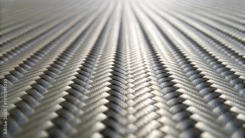 Poster An extreme closeup of a polished surface offers a glimpse of embedded reinforcement fibers showcasing their alignment and the smooth finish of the composite.