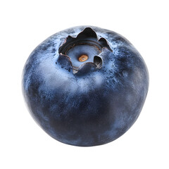fresh blueberry isolated on transparent background. cut out
