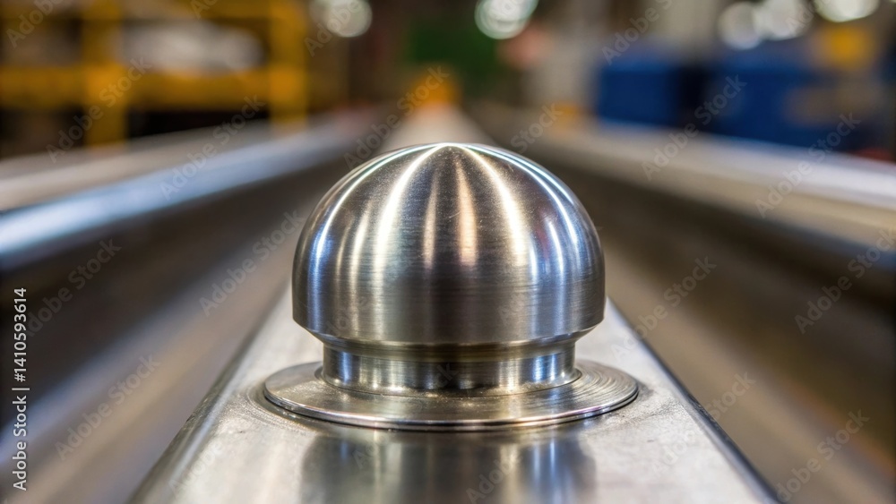 Poster detailed closeup of the smooth clean weld bead formed on a steel surface showcasing the impeccable p
