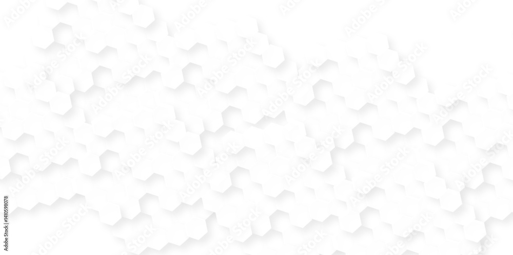 Poster hexagonal grid tile and mosaic structure mess cell. abstract hexagon seamless background. background