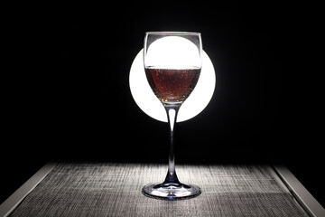 Still life with wine glass 