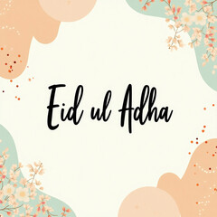 Fototapeta premium eid ul adha greeting card