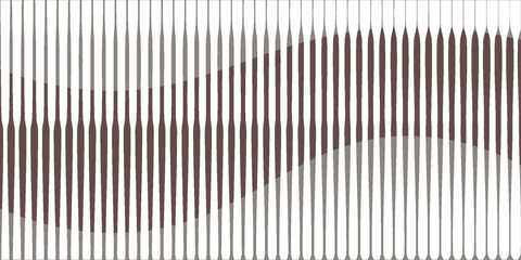 Obraz premium Abstract art geometric background with vertical lines. Optical illusion with waves and transition.