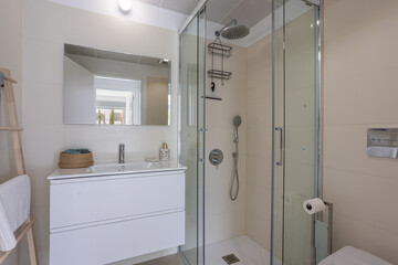 Modern Bathroom with Glass Shower