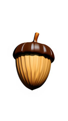 Low Poly Acorn Design Without Background 3 (clothing print)