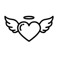 heart with wings