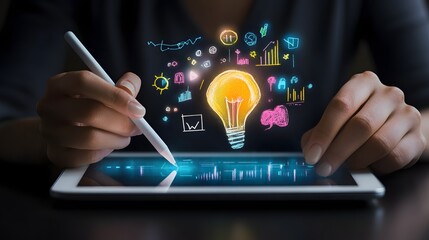 Digital Innovation: Idea generation and creativity through digital drawing and design.