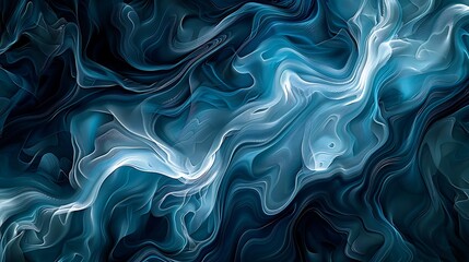Fototapeta premium Colorful Abstract Waves: Fluid Gradient Patterns in Blue, Purple, and Orange Hues