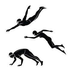 Dynamic Sports & Fitness Silhouettes for Active Lifestyle