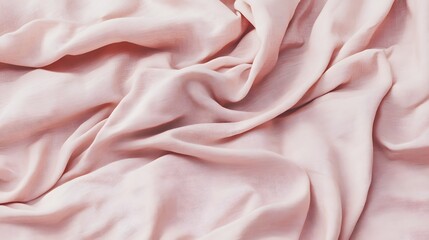 Obraz premium Soft Pink Fabric Drape Texture Background