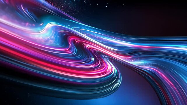Abstract swirling lightscape