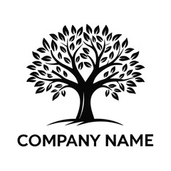 Fototapeta premium Strong, flourishing tree logo