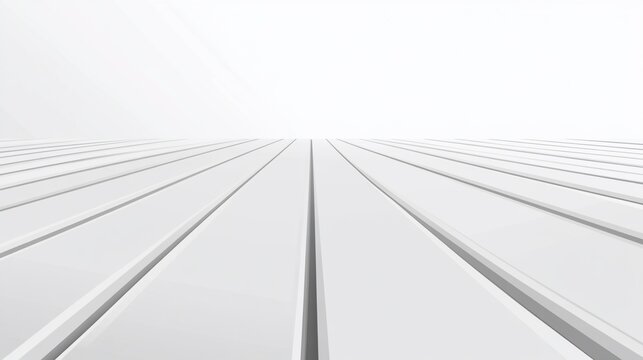 Abstract perspective of parallel lines