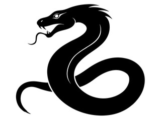 Snake Silhouette Vector Design, Snake SVG