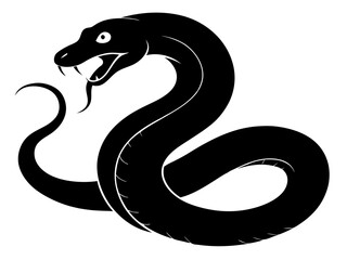 Snake Silhouette Vector Design, Snake SVG