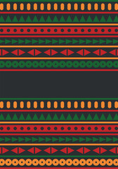 Beautiful geometric background. Figures of different shapes. Tribal form. Flowers. Geometric design. Creative textures. Colorful art. Modern graphic poster. Retro color. Vector illustration