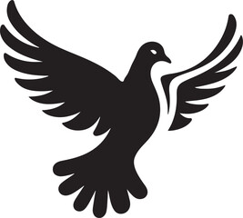 Obraz premium Silhouette vector of a duck in water, ideal for nature, bird, and waterfowl-themed designs. Fully editable EPS file for creative use.