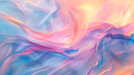 Obraz premium Elegant Abstract Fluid Designs in Soft Hues and Bold Gradients: A Modern Visual Collection