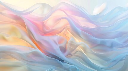 Obraz premium Elegant Abstract Fluid Designs in Soft Hues and Bold Gradients: A Modern Visual Collection