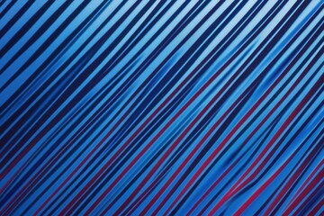 Abstract blue background with diagonal lines and blurred edges Blue gradient vector background for design, banner, poster, or presentation Generative AI