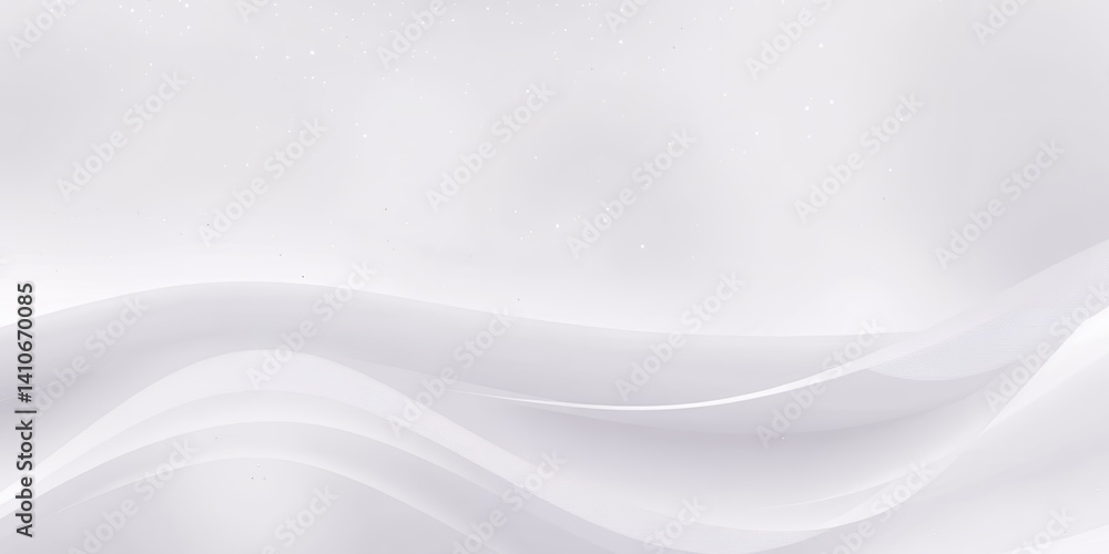 Poster a soft white background with gentle waves and subtle highlights creating a smooth texture look