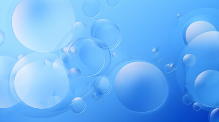 Serene ocean depths, a ballet of translucent bubbles swirling in a calming light blue hue.